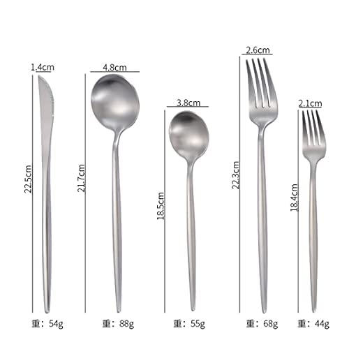 100-Piece Stainless Steel Flatware Set for 20