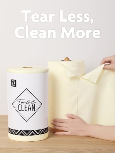 Tear-Away Microfiber Cleaning Cloth Roll