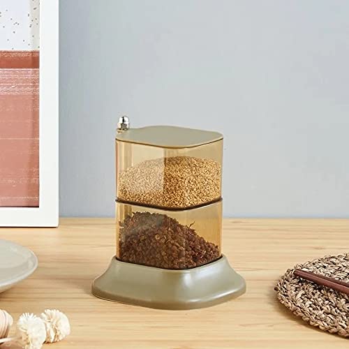 Multi-Layer Spice Rack with Seasoning Jars