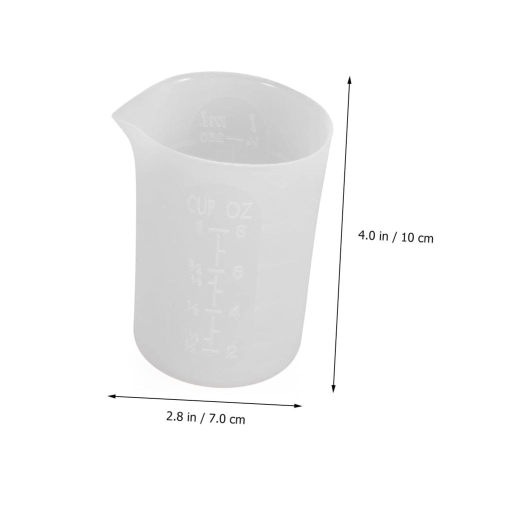 3-Piece Graduated Silicone Measuring Cup Set