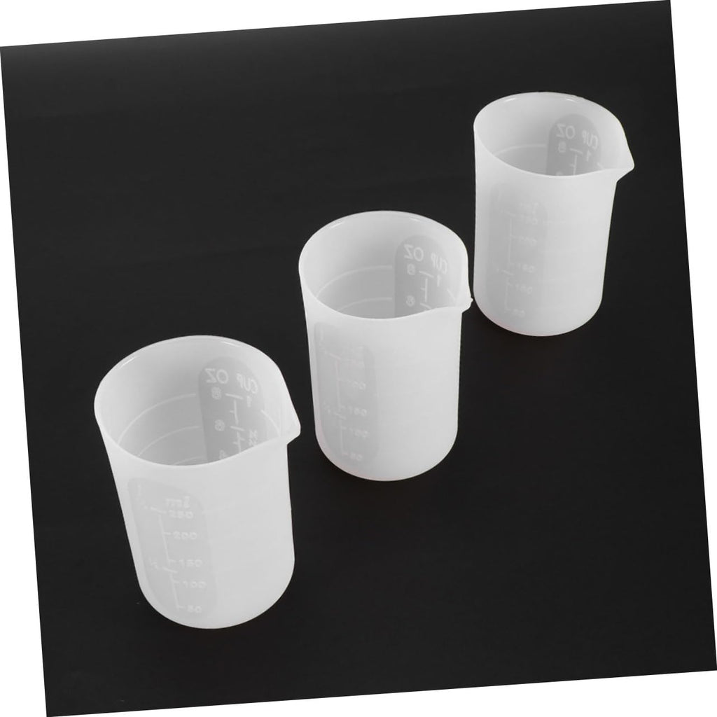 3-Piece Graduated Silicone Measuring Cup Set