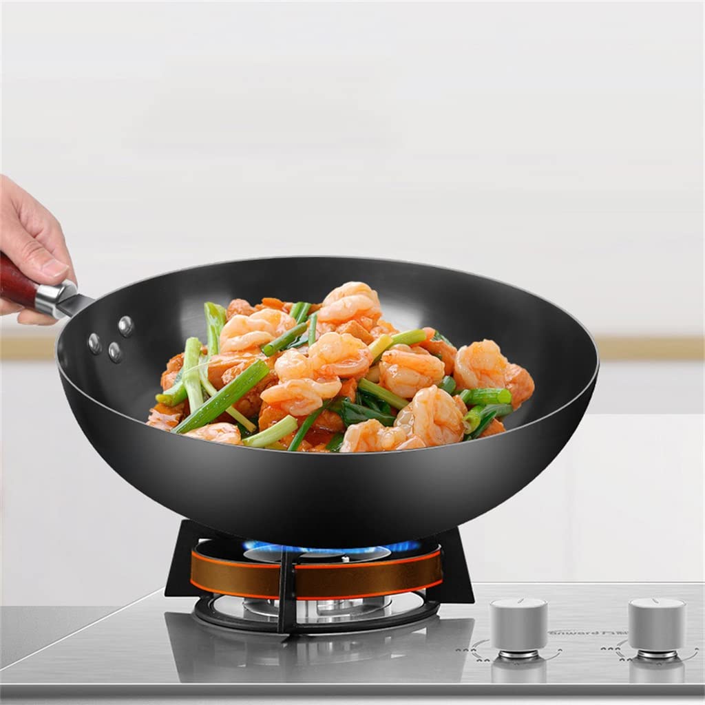Non-Stick Cast Iron Wok