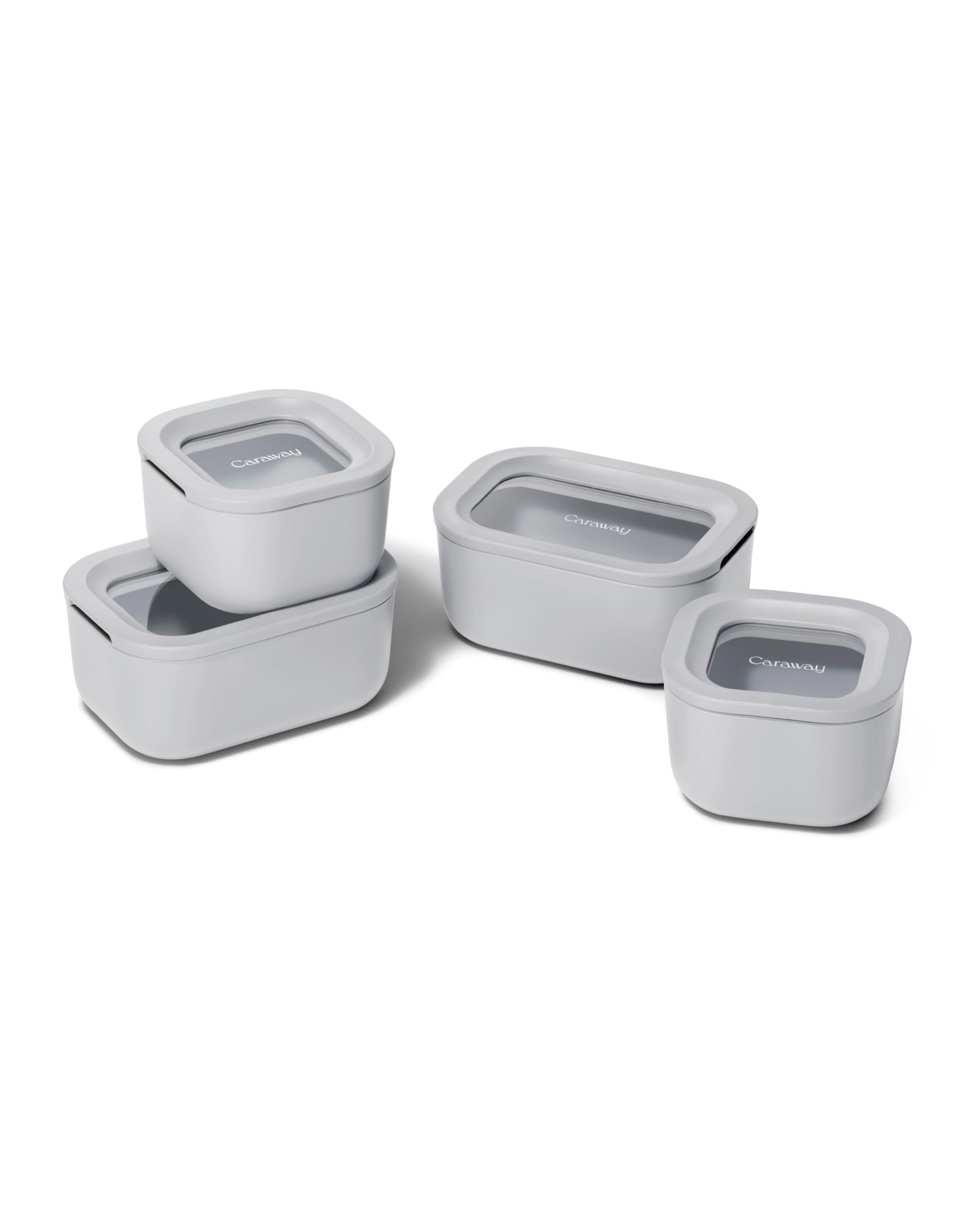 Glass Food Storage Set with Glass Lids