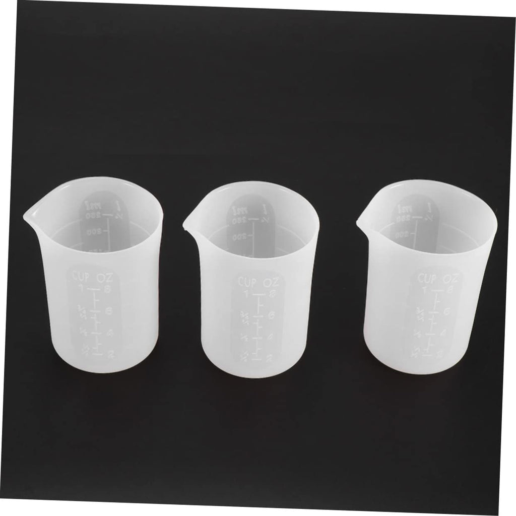 3-Piece Graduated Silicone Measuring Cup Set