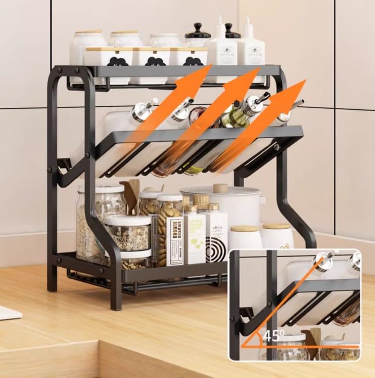 3-Tier Spice Rack Organizer