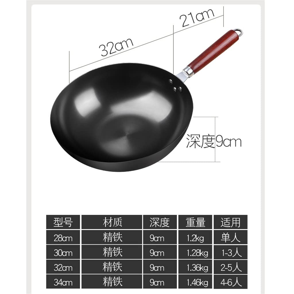 Non-Stick Cast Iron Wok