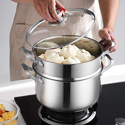 Thickened Stainless Steel Stock Pot Steamer