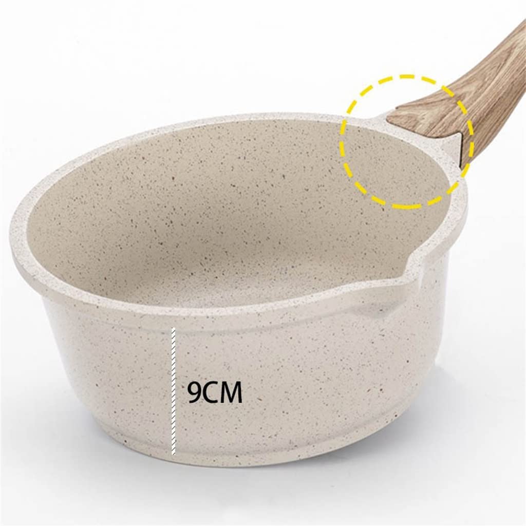 Non-Stick Wok & Double Boiler Pot Set with Glass Lid