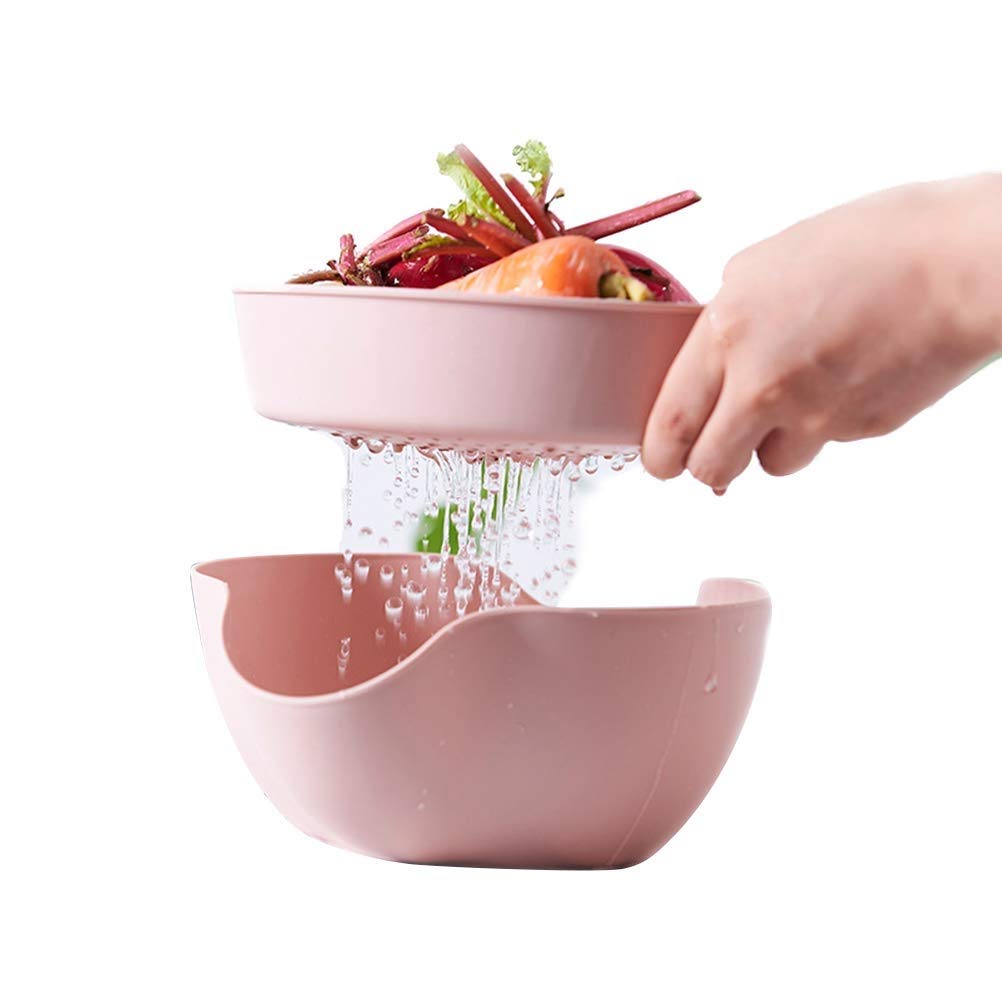 2-in-1 Rotating Colander & Bowl Set
