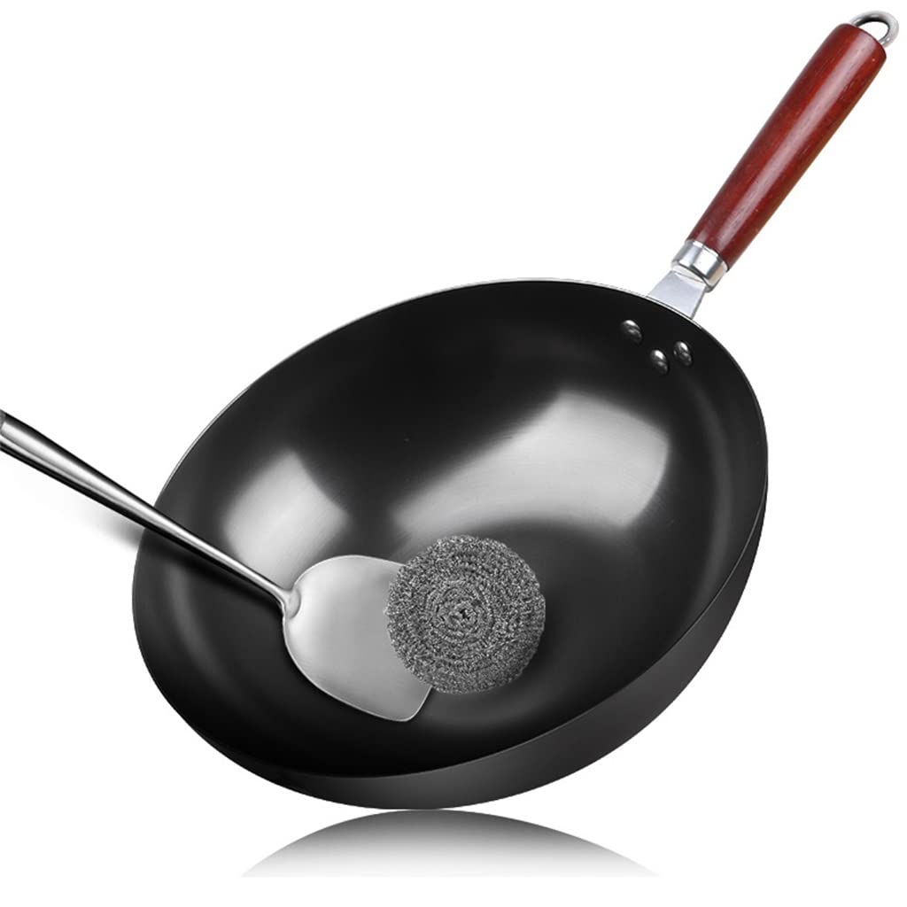 Non-Stick Cast Iron Wok