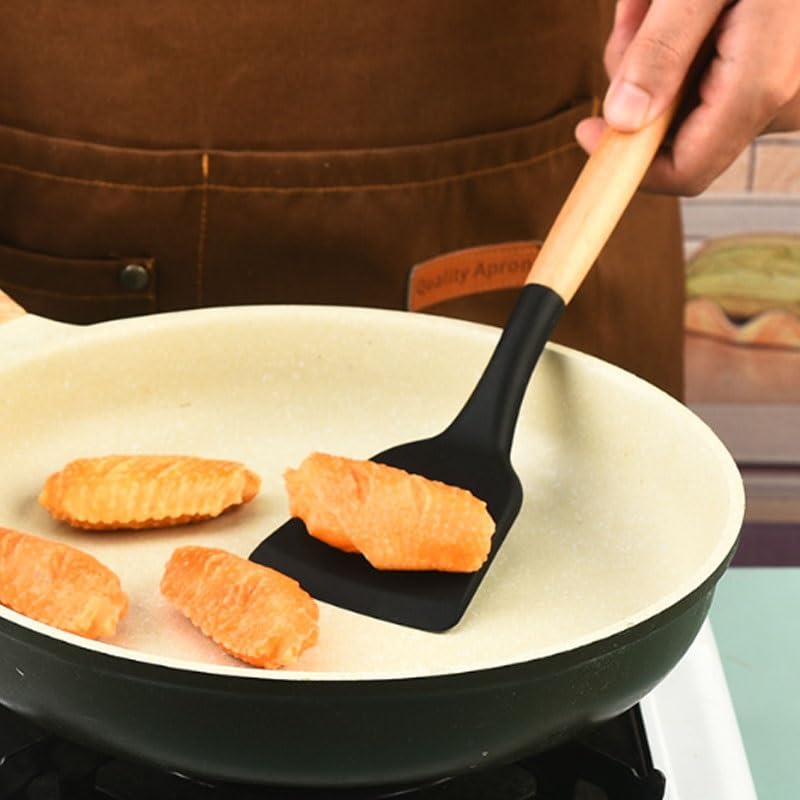15-Piece Wooden Handle Kitchen Utensil Set