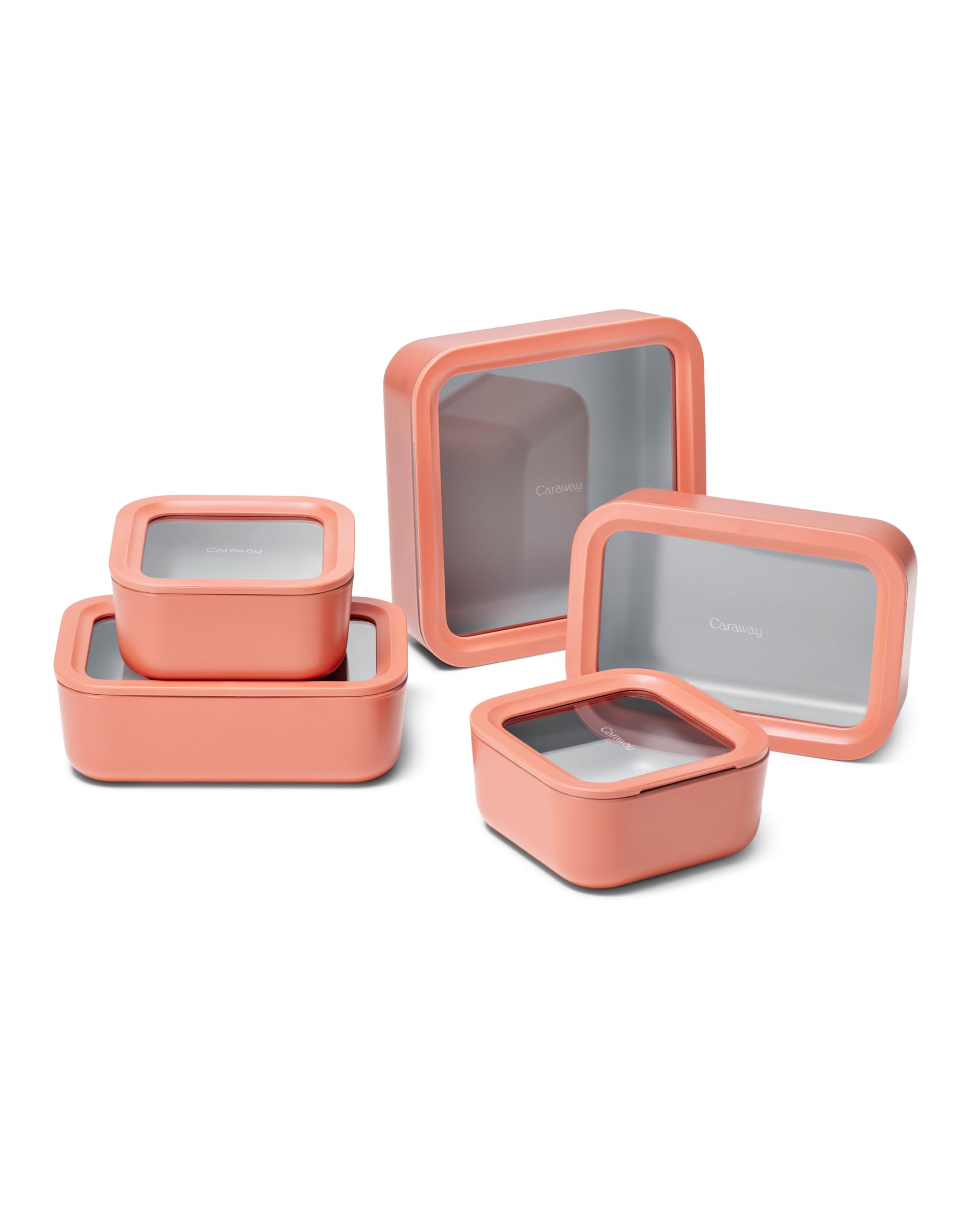 Glass Food Storage Set with Glass Lids