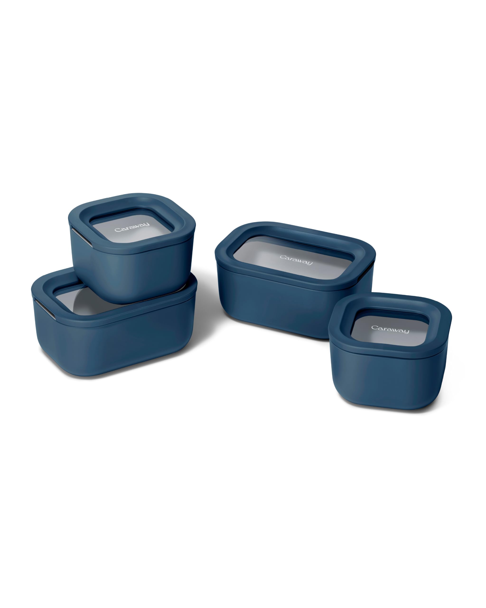 Glass Food Storage Set with Glass Lids