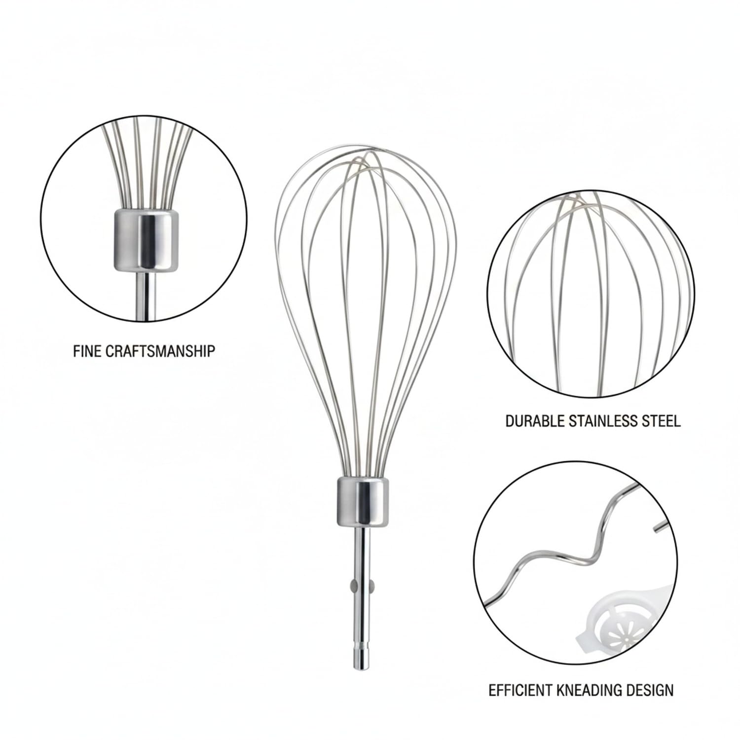 Stainless Steel Drill Mixer Attachment