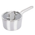 Stainless Steel Milk Saucepan with Glass Lid