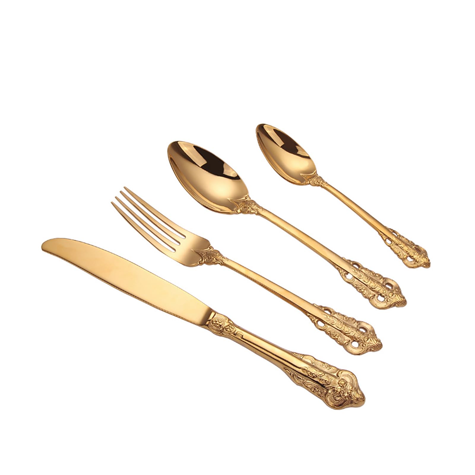 24-Piece Stainless Steel Flatware Set for 6