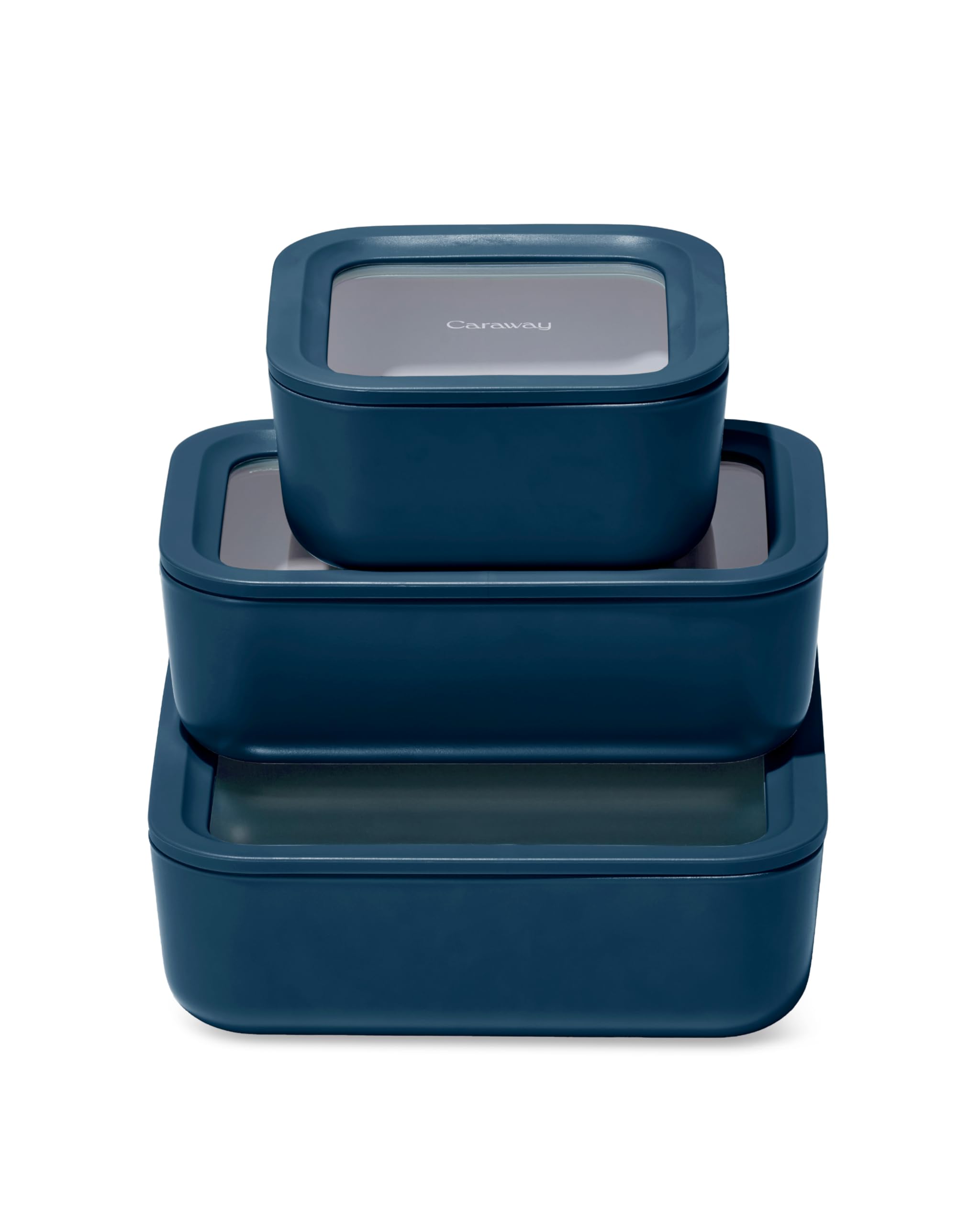 Glass Food Storage Set with Glass Lids