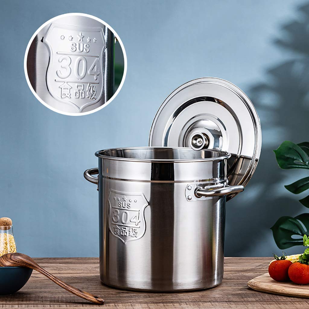 304 Stainless Steel Stock Pot with Lid