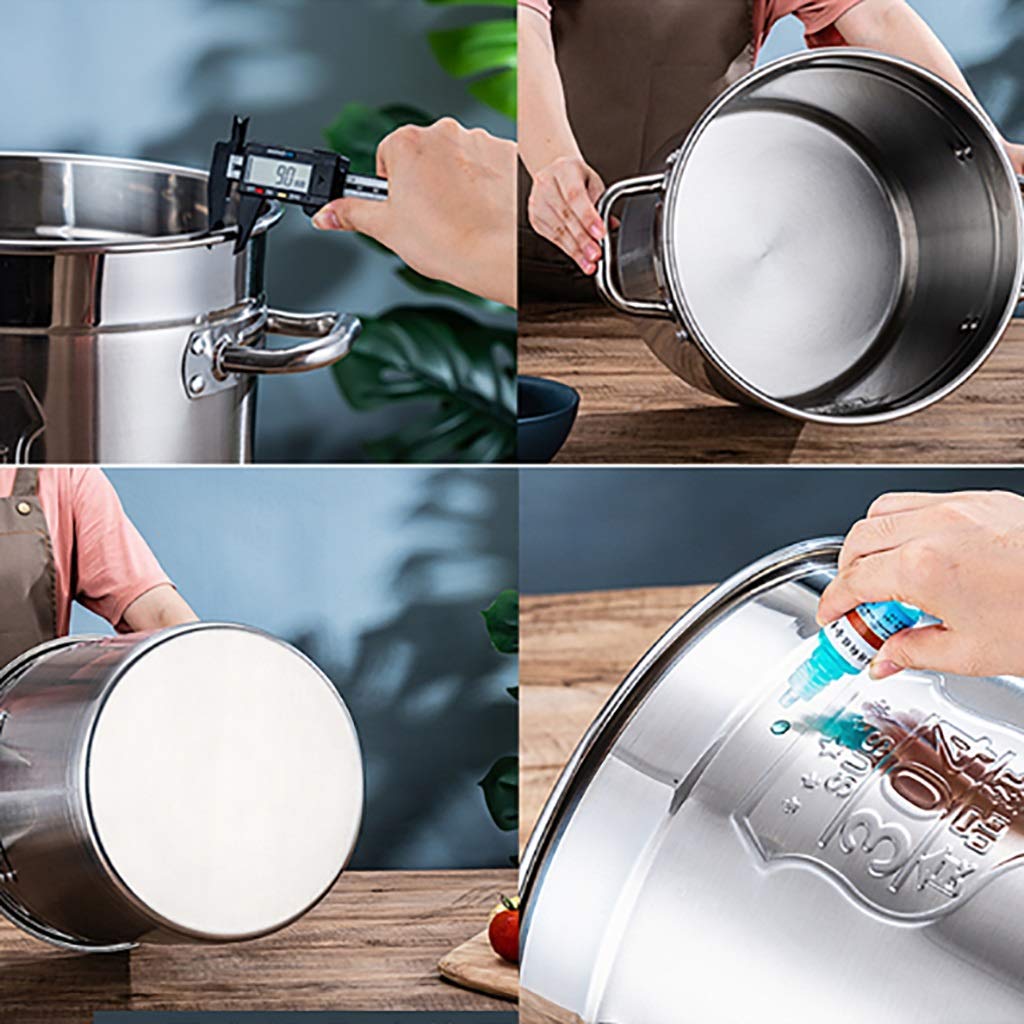 304 Stainless Steel Stock Pot with Lid