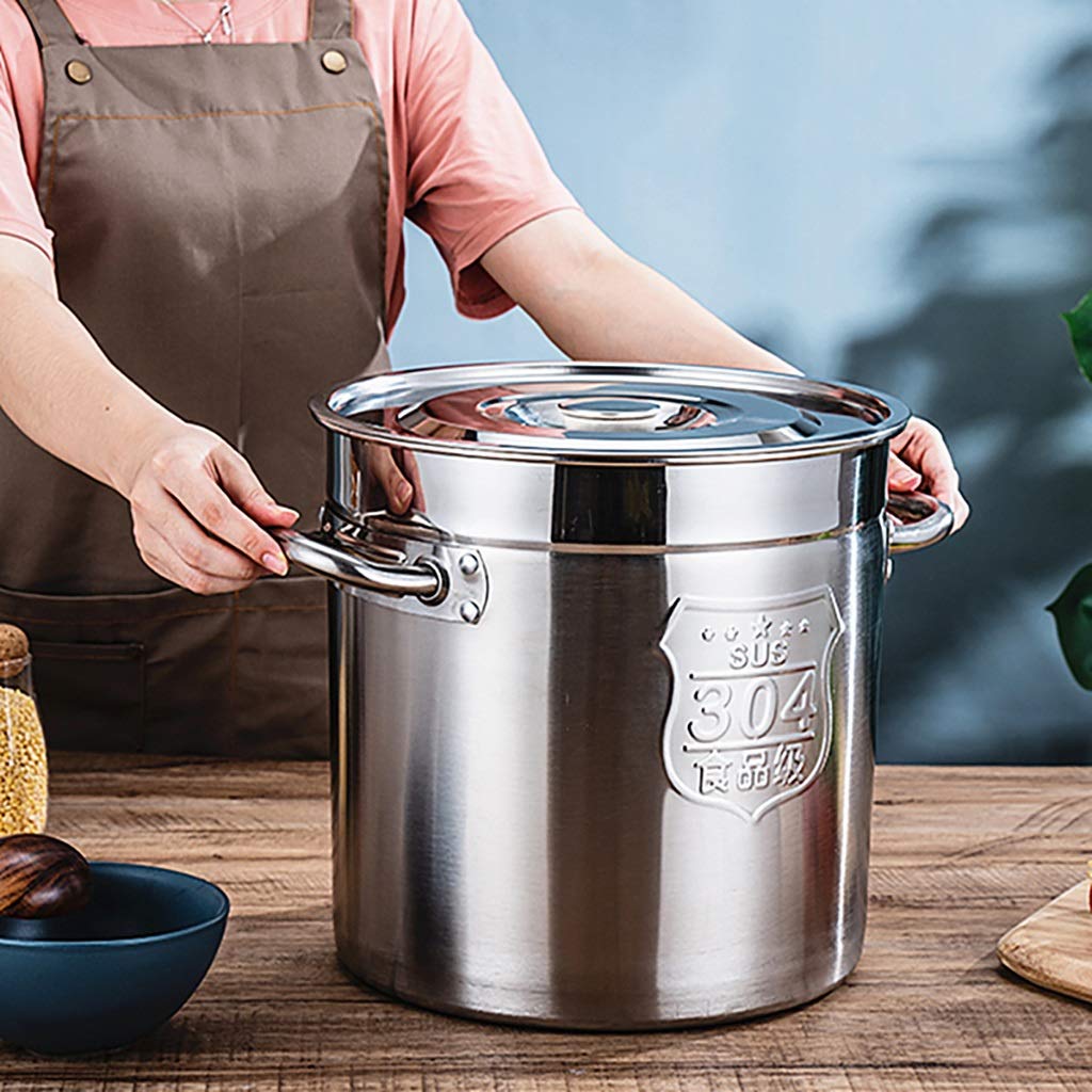 304 Stainless Steel Stock Pot with Lid