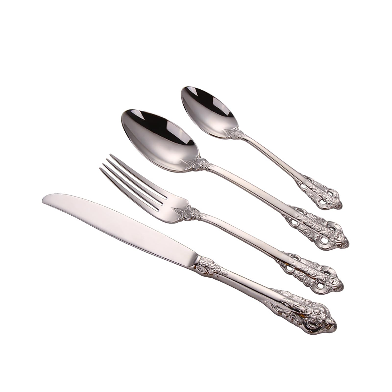 24-Piece Stainless Steel Flatware Set for 6