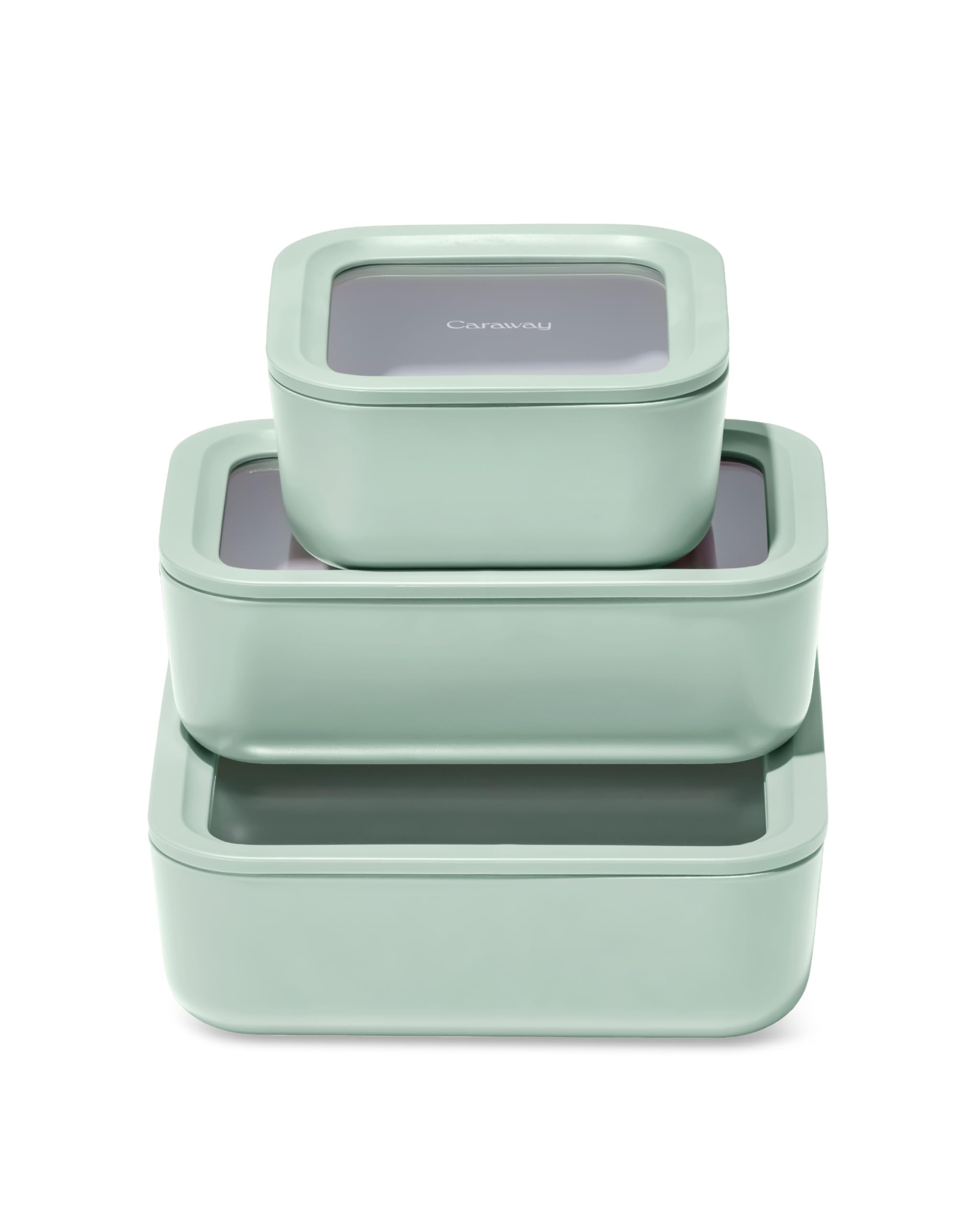Glass Food Storage Set with Glass Lids