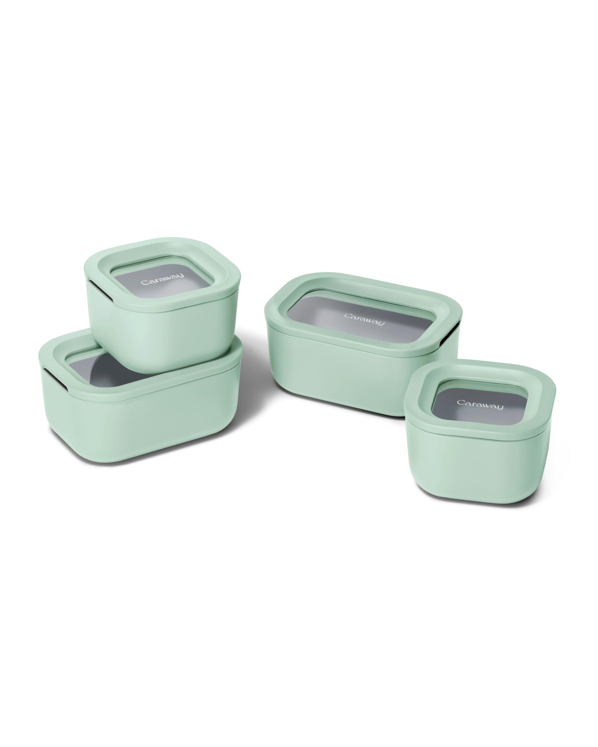 Glass Food Storage Set with Glass Lids
