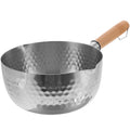 18cm Stainless Steel Snow Pan with Wooden Handle