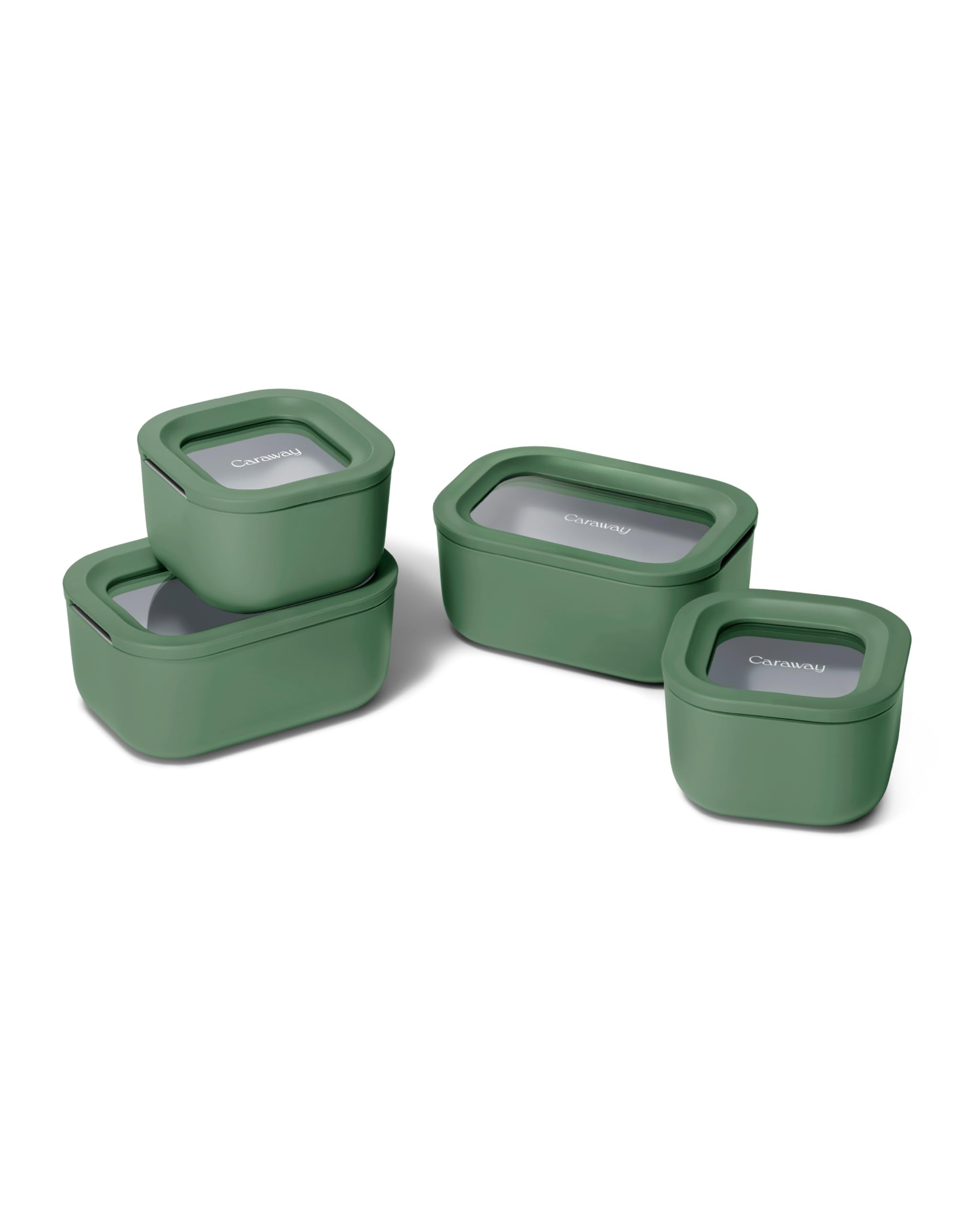Glass Food Storage Set with Glass Lids