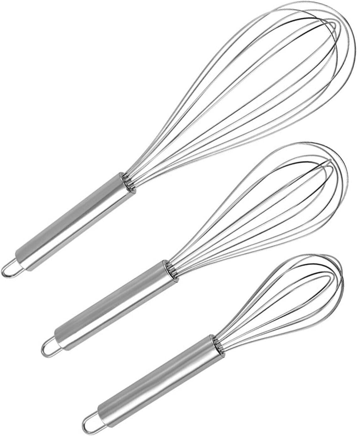 Stainless Steel Push Egg Whisk