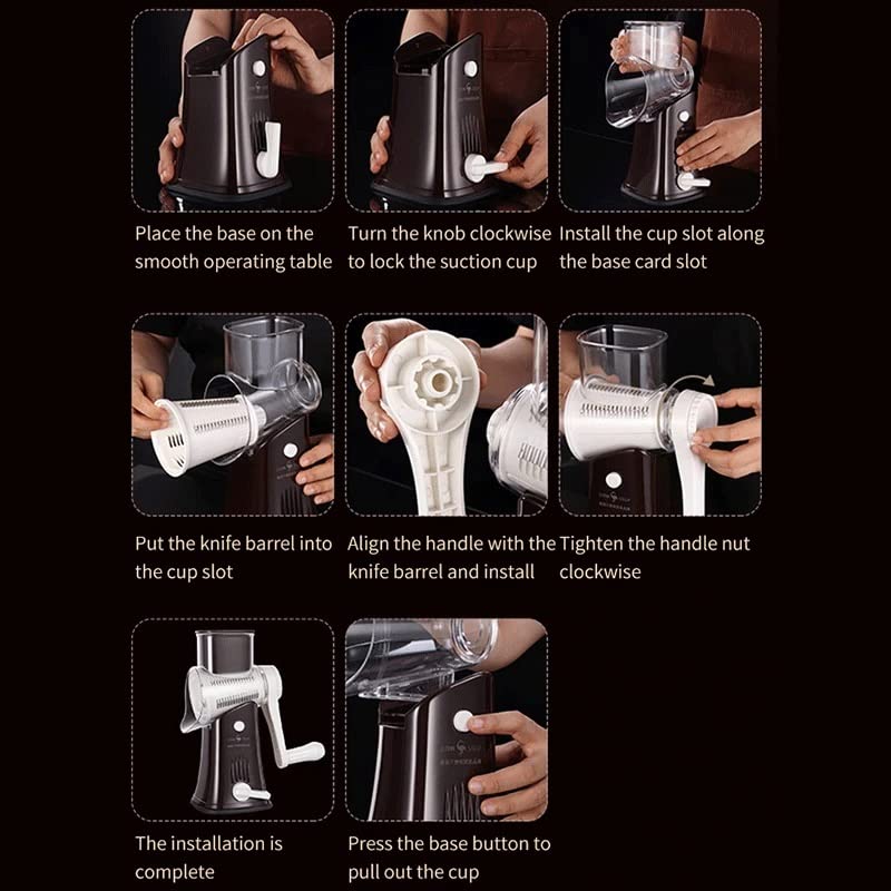 Manual Vegetable Slicer & Grater