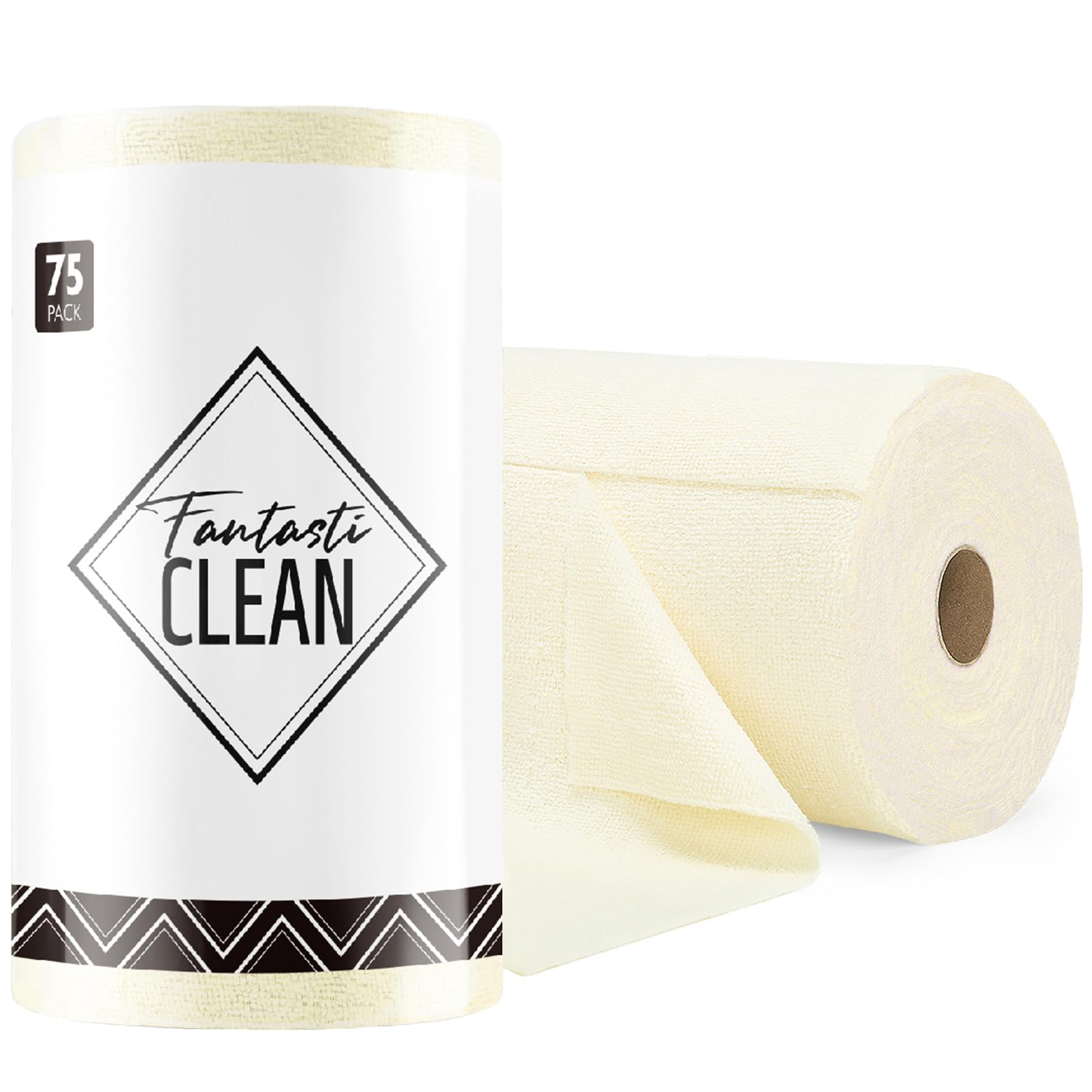 Tear-Away Microfiber Cleaning Cloth Roll