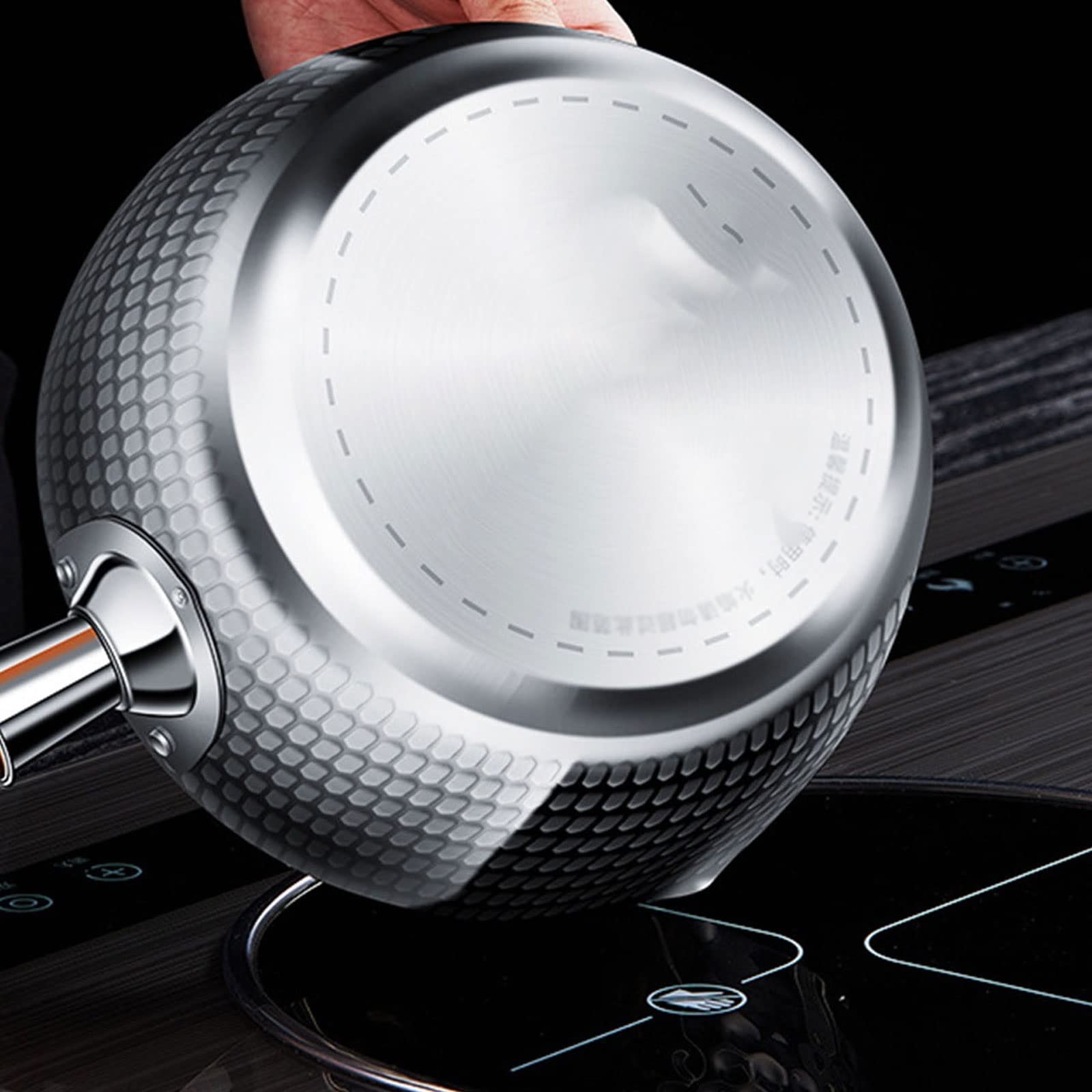 Stainless Steel Saucepan with Wooden Handle