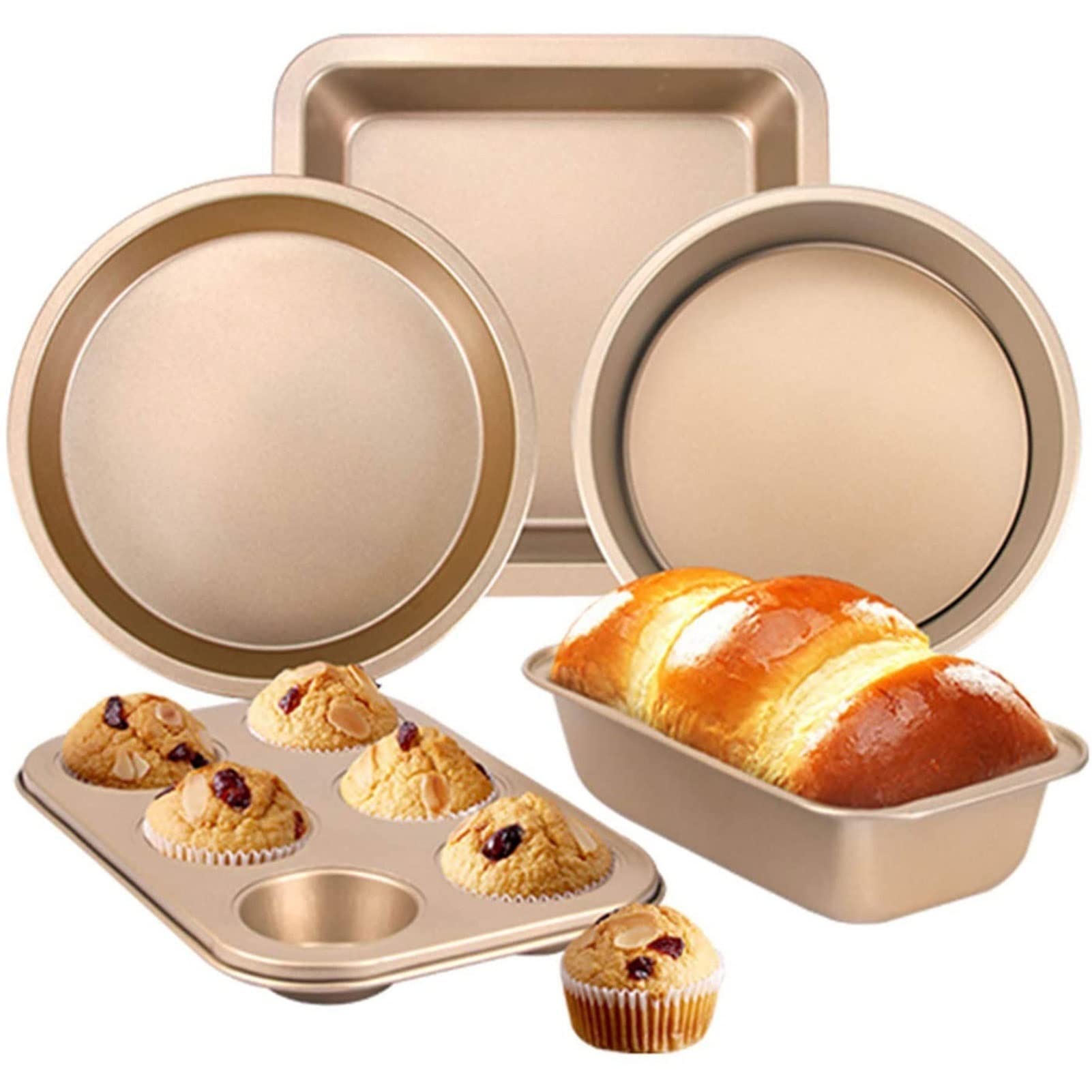 5-Piece Non-Stick Baking Pan Set