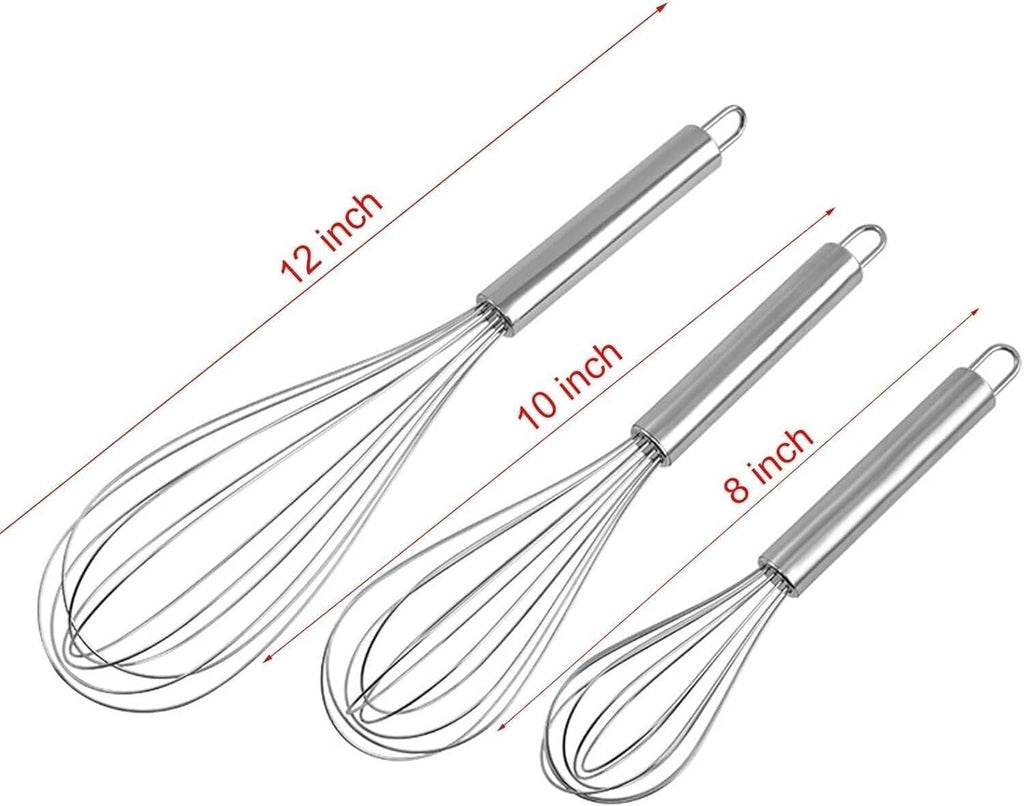 Stainless Steel Push Egg Whisk