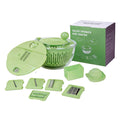 Multifunctional Salad Spinner with Slicer & Grater