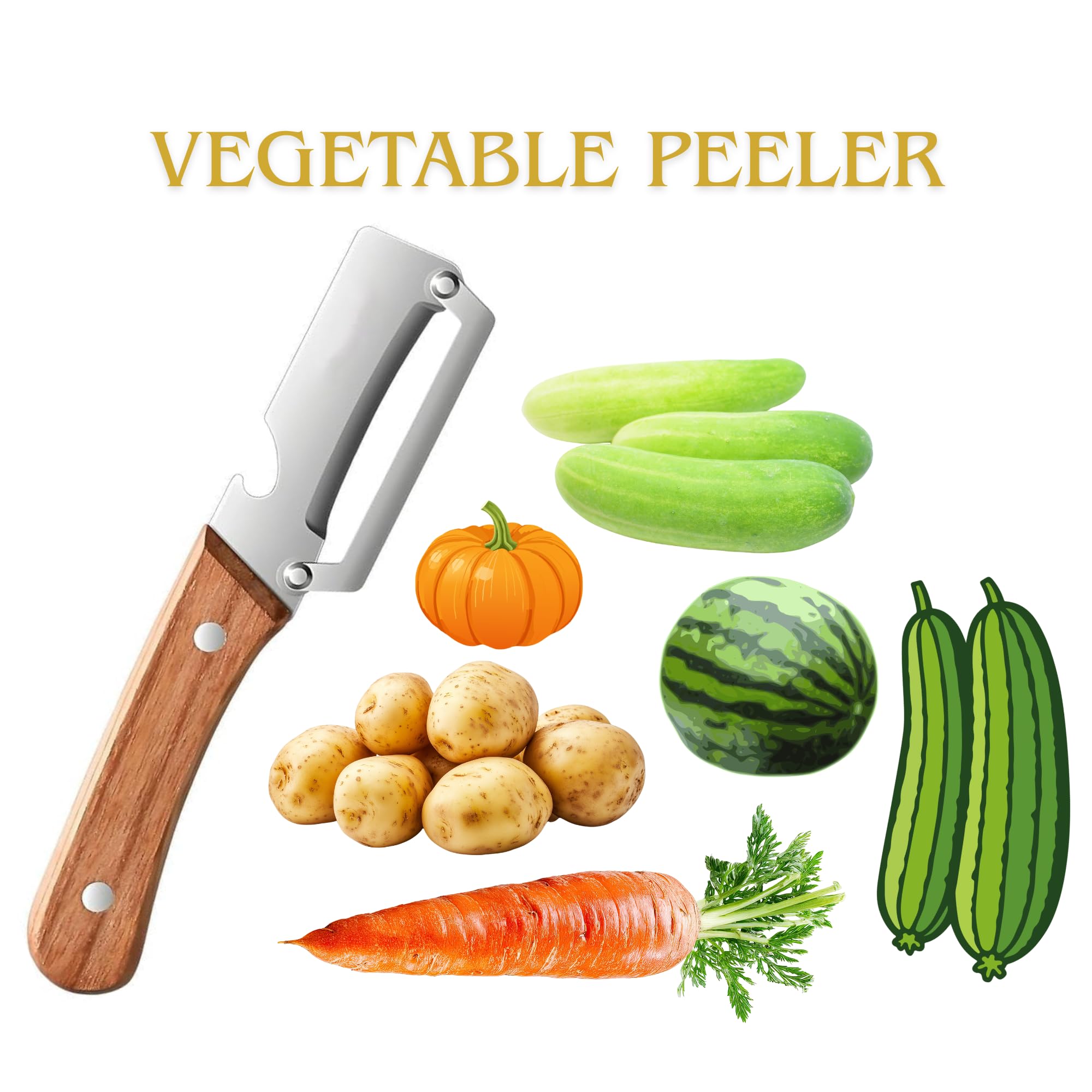 5-Piece Stainless Steel Kitchen Gadget Set