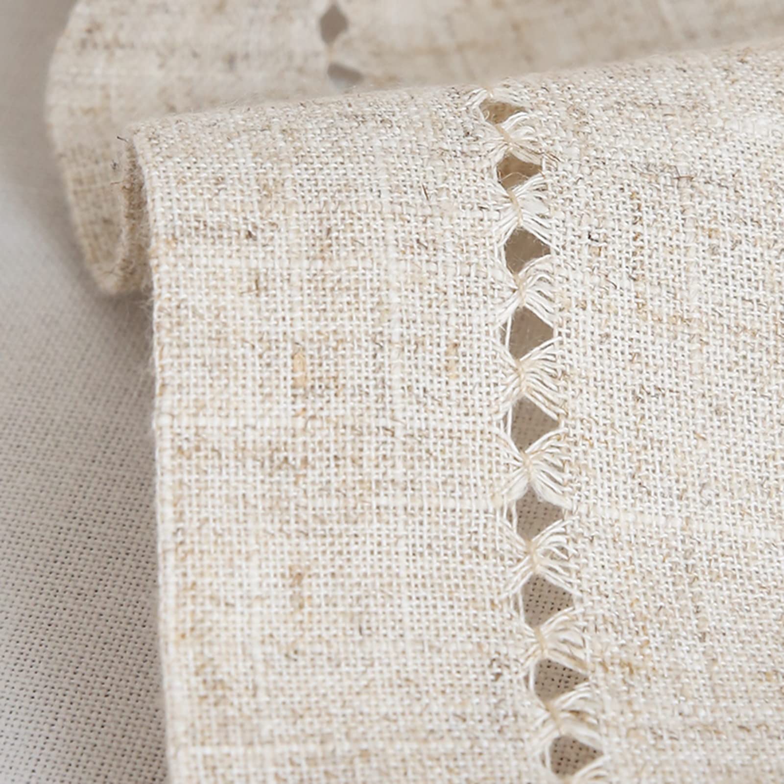 6-Piece Embroidered Linen Placemat Set