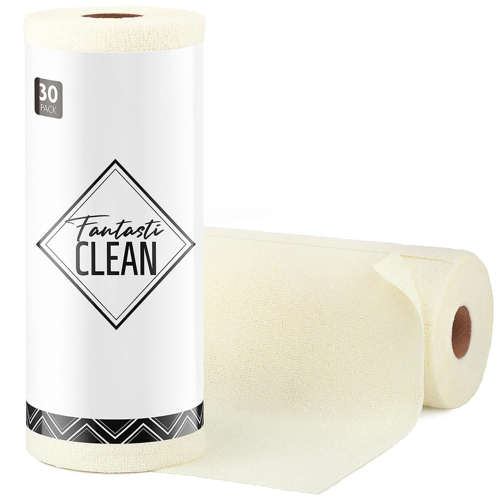 Tear-Away Microfiber Cleaning Cloth Roll