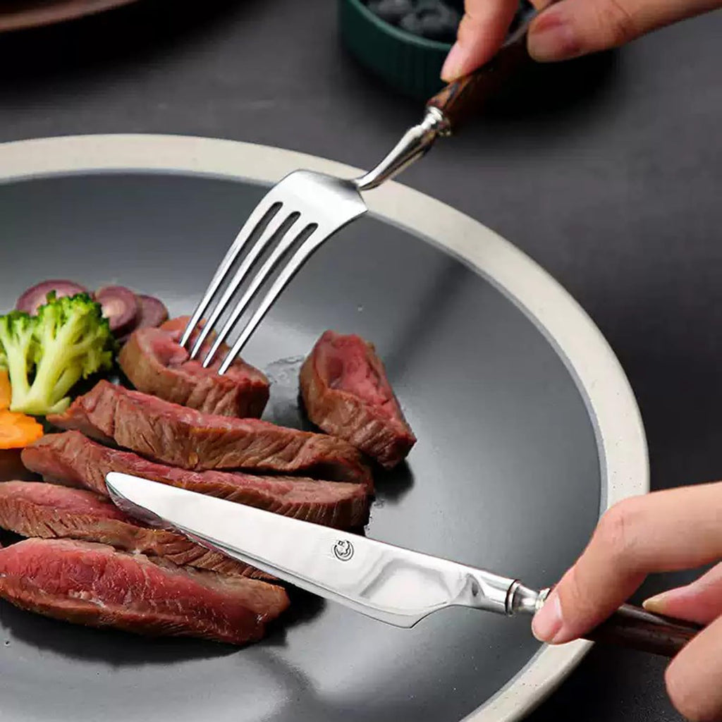 6-Piece 18/8 Stainless Steel Flatware Set for 2