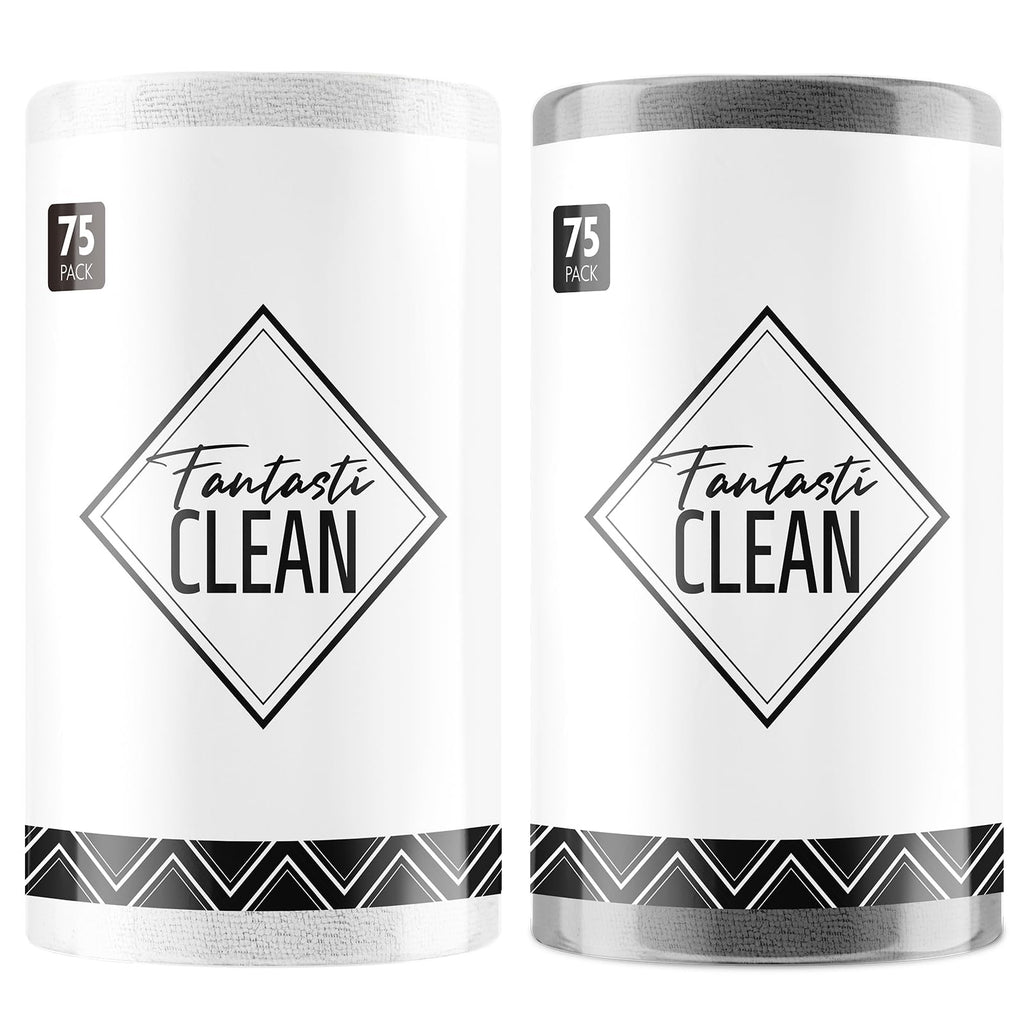 Tear-Away Microfiber Cleaning Cloth Roll