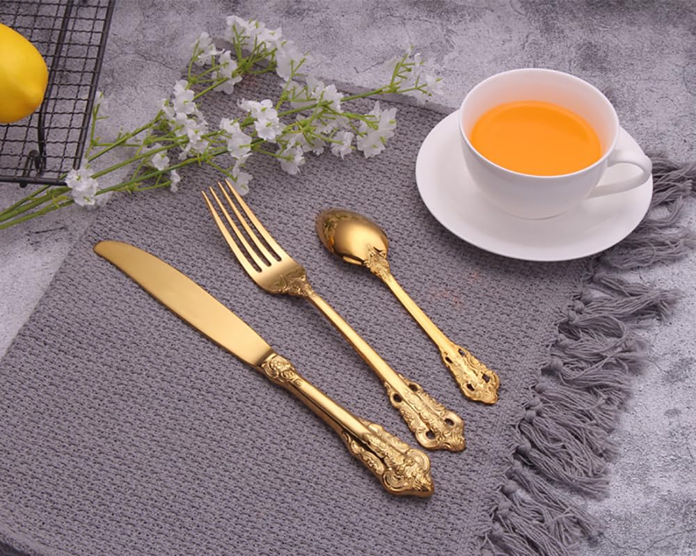 24-Piece Stainless Steel Flatware Set for 6