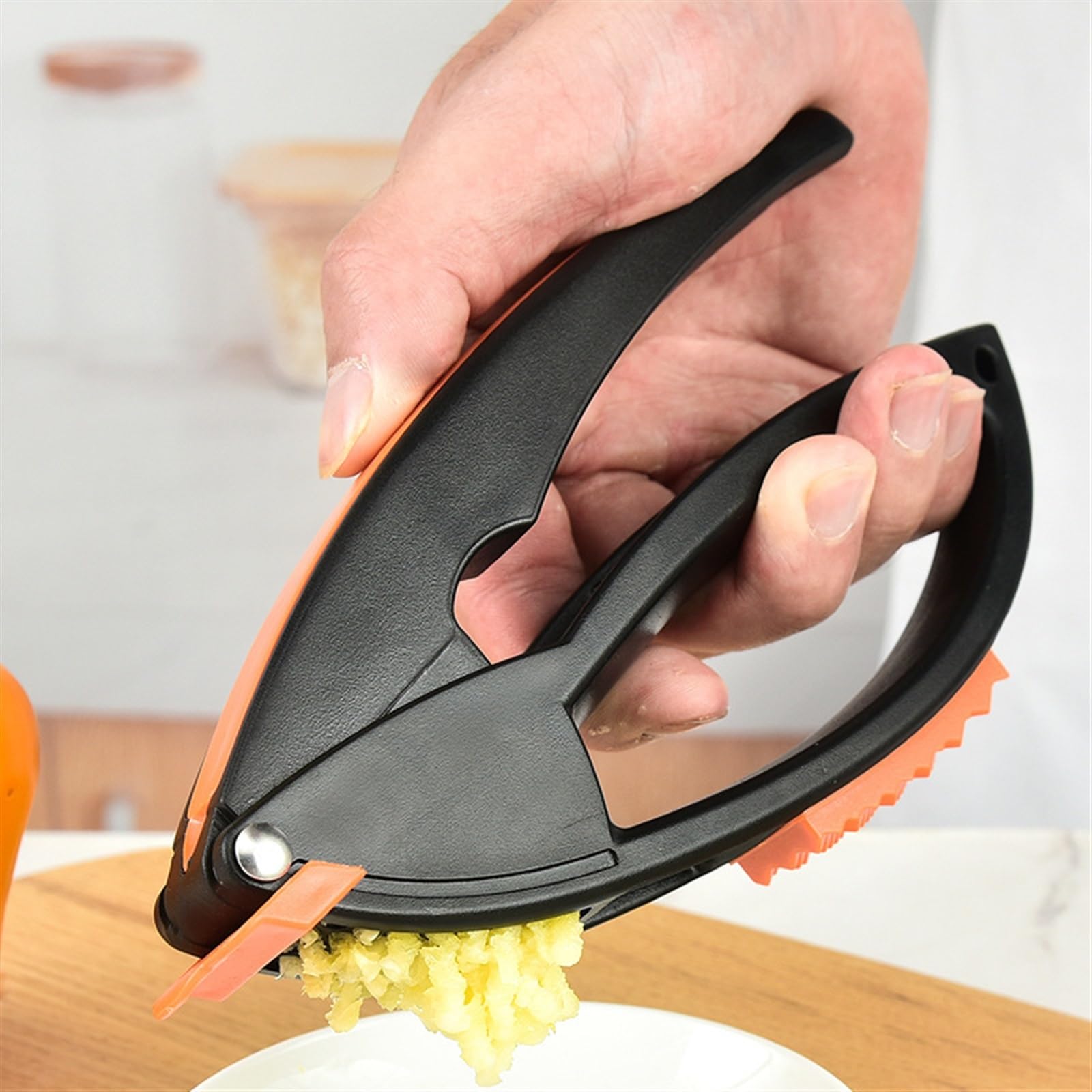 Manual Garlic Press & Grater Tool