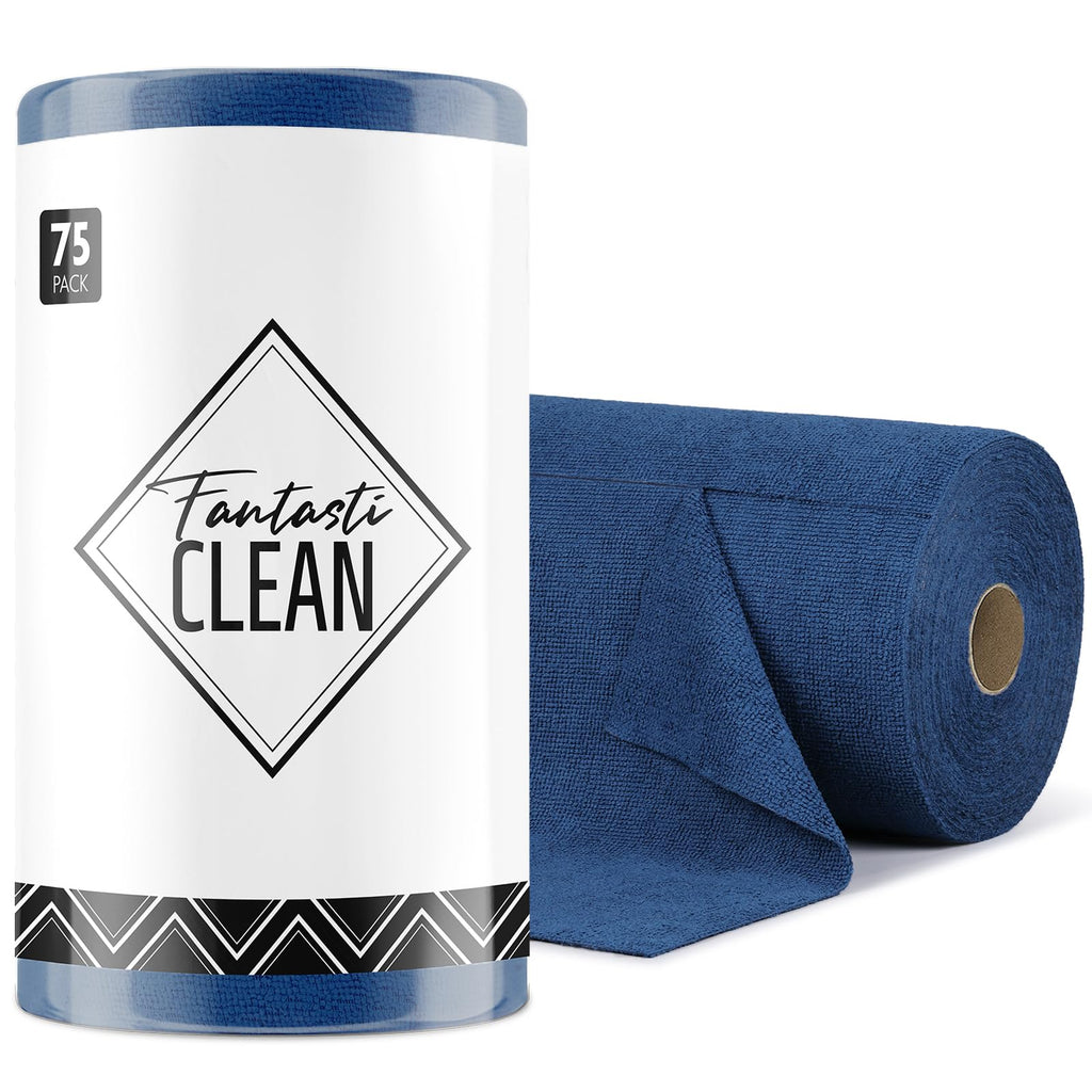 Tear-Away Microfiber Cleaning Cloth Roll