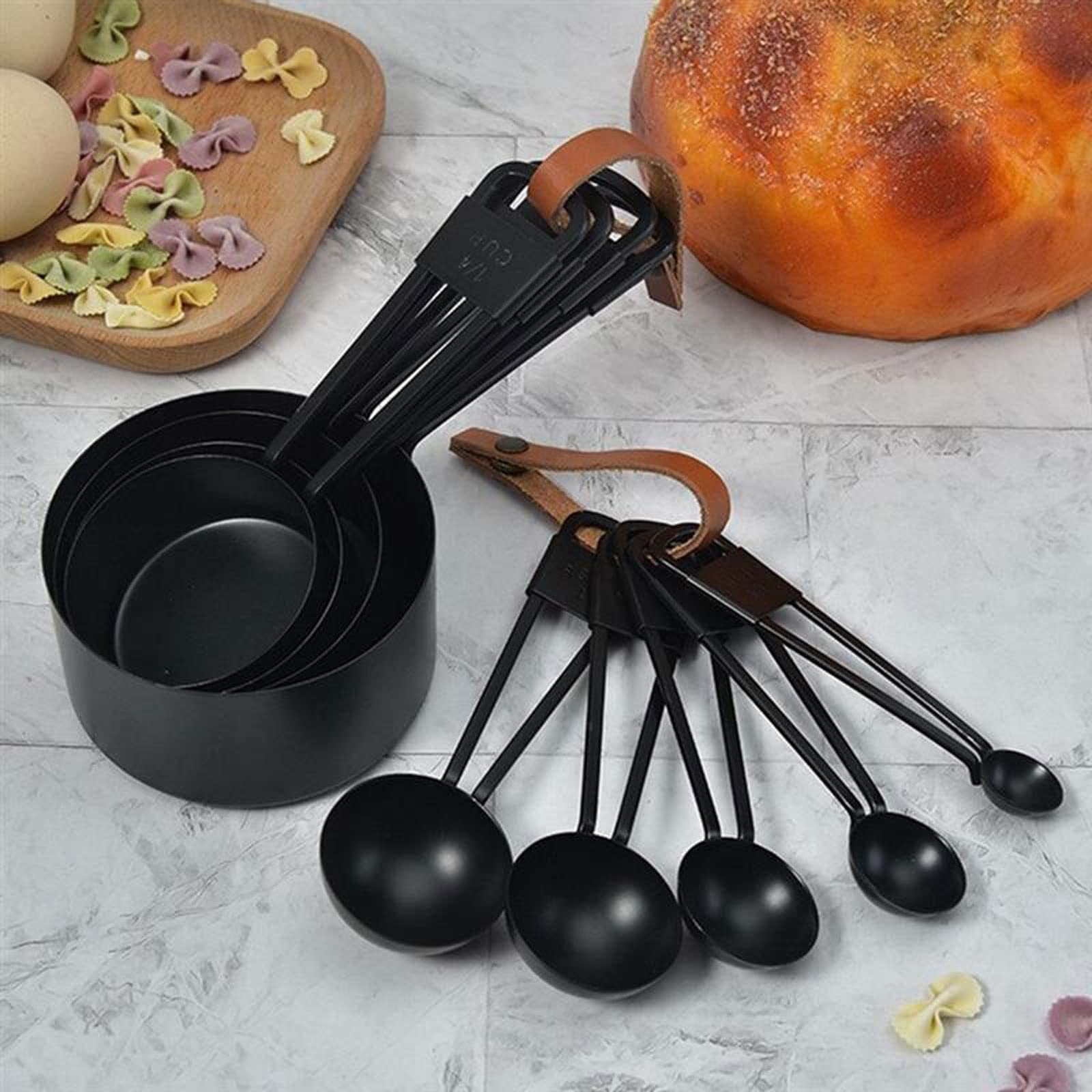 Stainless Steel Measuring Cups & Spoons Set