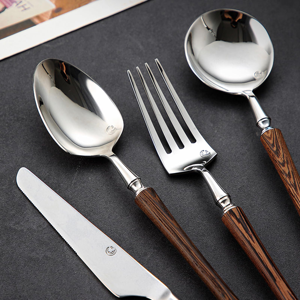 6-Piece 18/8 Stainless Steel Flatware Set for 2