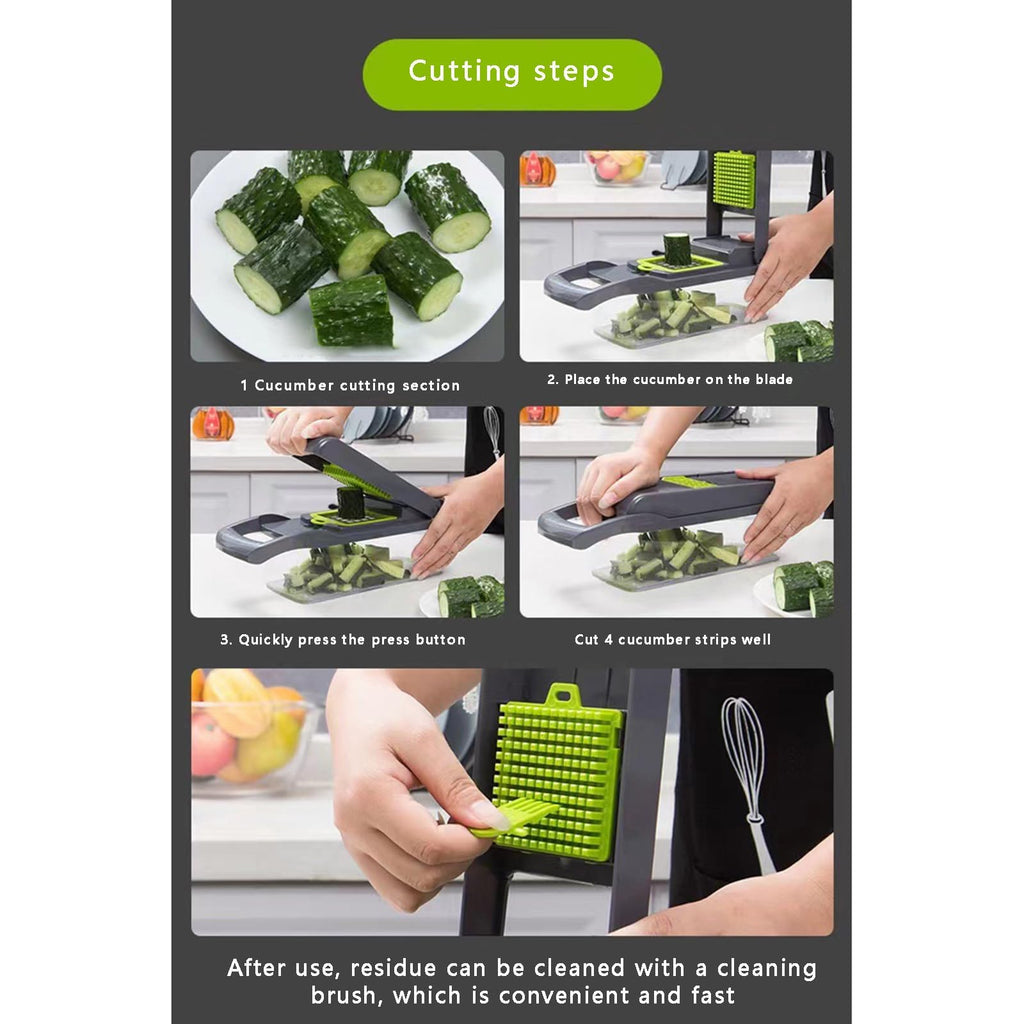 32cm Mandoline Vegetable Chopper & Slicer