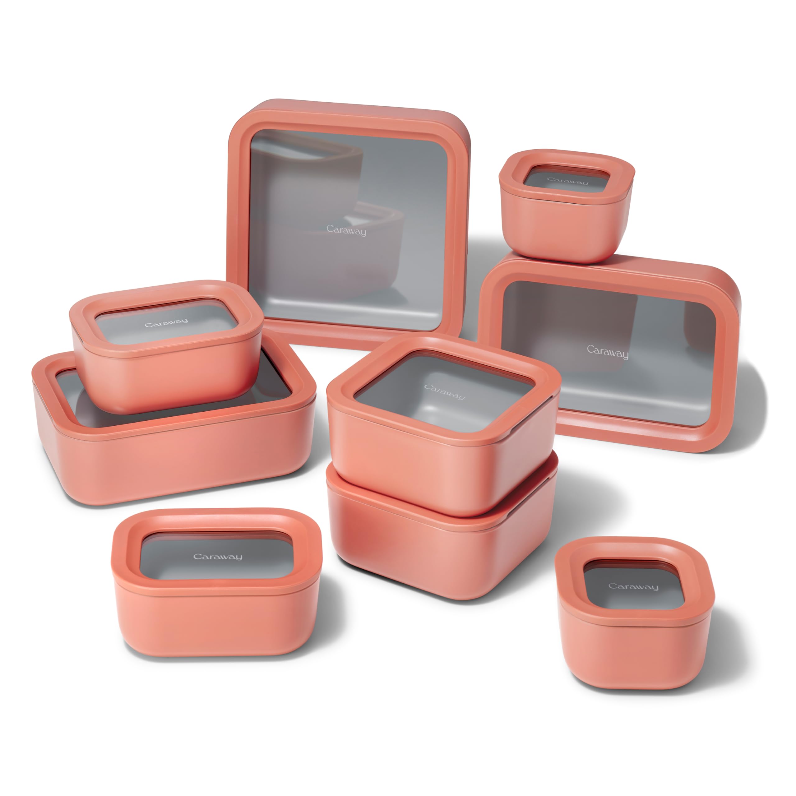 Glass Food Storage Set with Glass Lids
