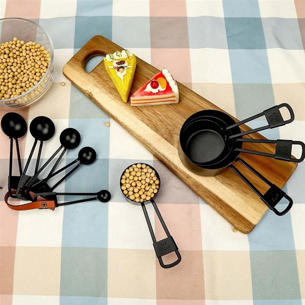 Stainless Steel Measuring Cups & Spoons Set