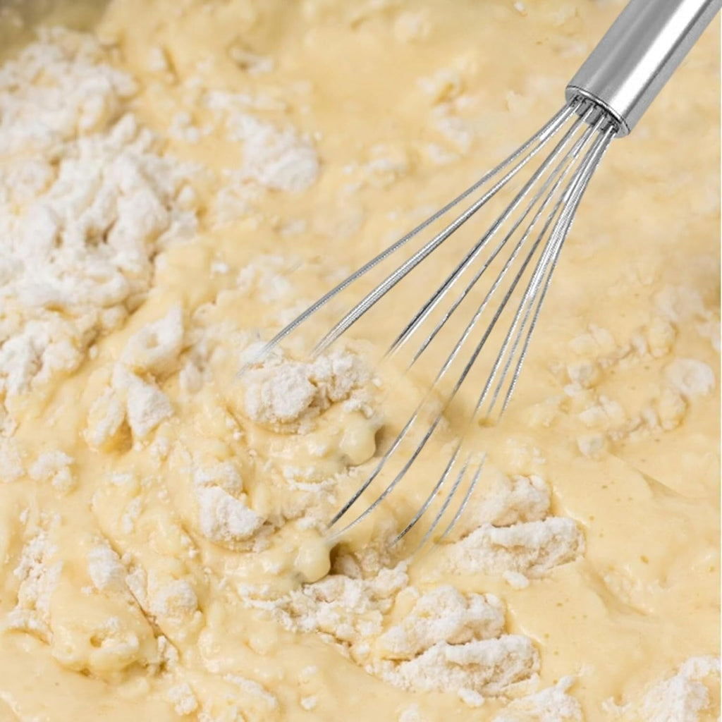 Stainless Steel Push Egg Whisk